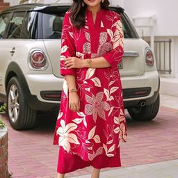 GoSriKi Women Floral Printed Kurta with Palazzo-picture-26