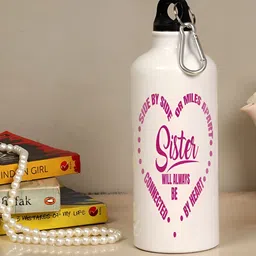 SKYTRENDS Multicoloured Printed Sipper Water Bottle 600ml-3