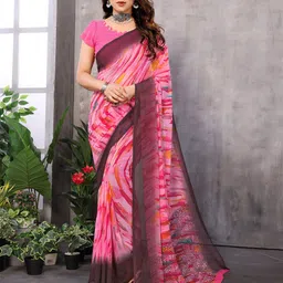 Nirmohi Fashion Pure Georgette Saree-image-67