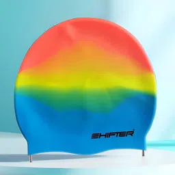 SHIFTER Printed Anti-Slip Silicone Swimming Cap-13
