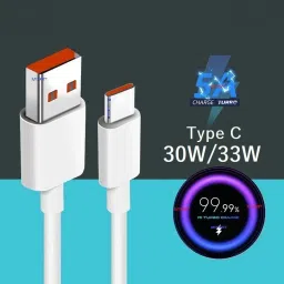 Gadget Zone USB Type C Cable 6 A 1.1021 m M/i typec cable *Compatible.Xiao/mi M 11/10 Pro 5G/M+i10 5G/M 10T Pro-10