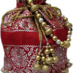 Women Gold, Red Potli-image-106