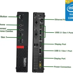 NCS Core™ i7 (6th Generation) [8MB Cache, Up to 4.00 GHz] ThinkCentre Mini CPU [NHP] Intel Core i7-6700 Processor - Lenovo Tiny PC (32 GB RAM/Intel Ultra HD 4K Graphics/1 TB SSD Capacity/Windows 11 Pro) Mid Tower with MS Office-picture-25