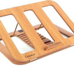 Casewilla Adjustable, Multi-Angle, Portable, Foldable, Eco-Friendly Upto 17 inches Laptop Elevate A-02 Wooden Laptop Stand-15