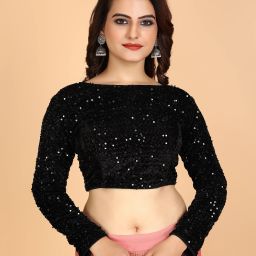 Boat Neck Women Blouse-image-49