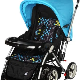 Baby Pram with Rocker 2 in 1 Comfortable Seating and Extra Storage,for 0-3 Yrs Stroller Cum Rocker-picture-12