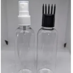 1 pcs Hair Applicator cap bottle & 1pcs spray bottle for daily use 100 ml each 200 ml Spray Bottle-image-87
