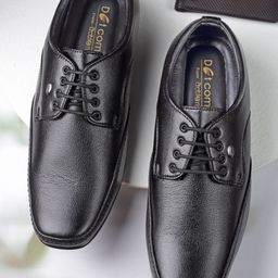 Action Men Black Solid Formal Derbys-picture-12