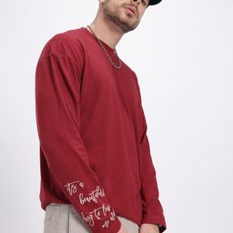 glitchez Statement Edge Printed Oversized T-shirt-image-52