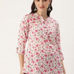 AMUKTI Mandarin Collar Printed Tunic-picture-16