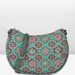 Anouk Ethnic Motifs Printed Structured Sling Bag-13