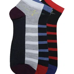 Alvaro Castagnion Men Pack of 3 Assorted Ankle-Length Socks-49