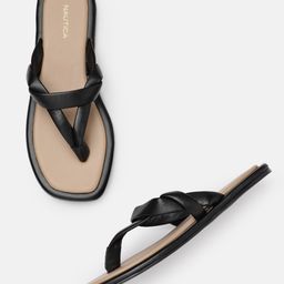 Nautica Women T-Strap Flats-image-40