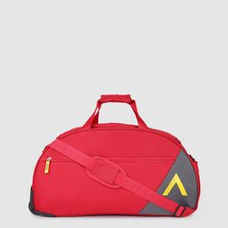 Aristocrat Unisex Red Spark Large Duffel Trolley Bag-33