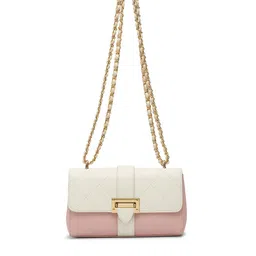MIRAGGIO Quilted Crossbody bag with Sling Chain-12