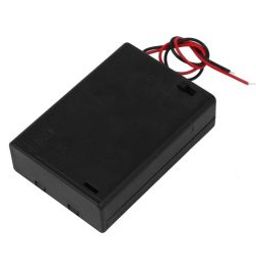 Plastic Covered Battery Cell Holder For 3 X AA Battery with On/Off Switch-picture-44