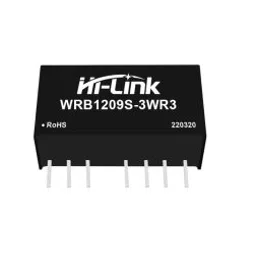 Hi-Link 12V to 9V 3W 333mA DC to DC Isolation Voltage 1500VDC Power Module Converter WRB1209S-3WR3-28