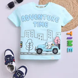 Happy Faces Boys Snoopy Printed Pure Cotton T-shirt-image-99