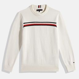 Tommy Hilfiger Boys Striped Pure Cotton Pullover-image-34