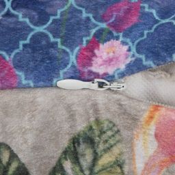 HOUZZCODE Blue & Grey Set of 2 Elephants Square Cushion Covers image 4