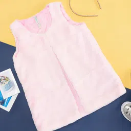 Pantaloons Junior Girls Pink Sweaters-picture-47