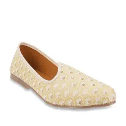 Metro Men's Beige Ethnic Juttis-picture-43