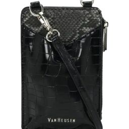 Van Heusen Black Textured Cross Body Bag-image-22