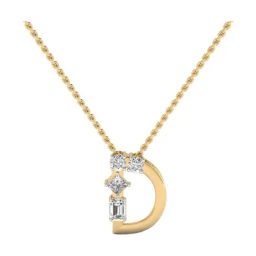 SHINE ETERNAL Lab Grown Diamond 18k (750) Yellow Gold Pendant for Women-picture-10