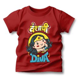Adimanav Kids Printed Applique T-shirt-25