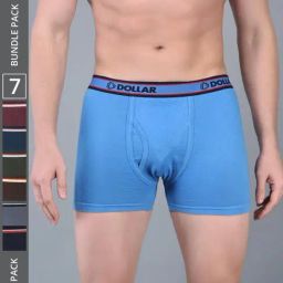 Dollar Bigboss Assorted Cotton Regular Fit Trunks - Pack Of 7-picture-45