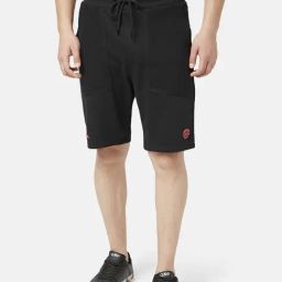 SF Jeans by Pantaloons Black Cotton Slim Fit Shorts-image-32