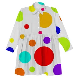 Anaario Print Organic Cotton A-Line Dress-picture-7