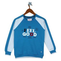 Monte Carlo Kids Blue Printed Sweatshirt-image-30