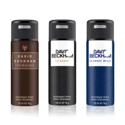 David Beckham Classic + Classic Blue + Intimately Deo Combo Set (Pack of 3)-16