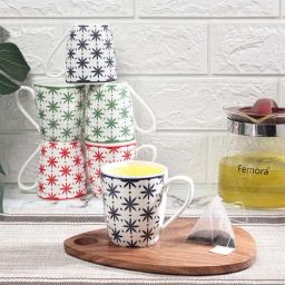 Femora Desh ki Mitti Multicolor Bone China Tea Cup (0.16 L) - Set of 6-image-90