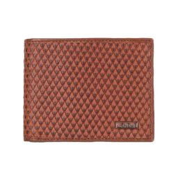 Mochi Tan Casual Synthetic Bi-Fold Wallet For Men-13