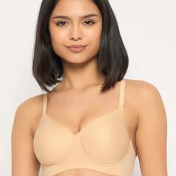 Clovia Beige Regular Fit Bra-image-19