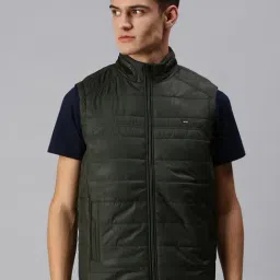 SHOWOFF Olive Slim Fit Jackets-picture-20