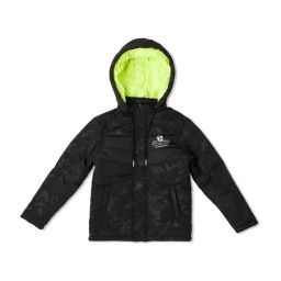 Pepe Jeans Kids Black Camouflage Full Sleeves Jacket-image-36