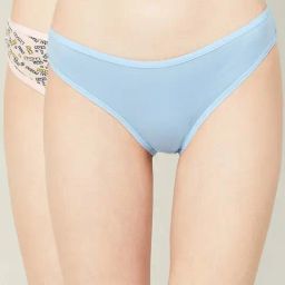 Ginger by Lifestyle Multicolored Printed Panties - Pack Of 2-image-7