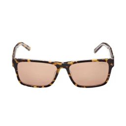 Guess GUS000745553ESG Brown UV Protected Rectangular Sunglasses for Men image 2