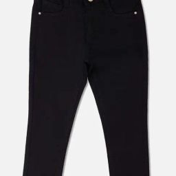 Vitamins Girls Black Solid Pant-image-7