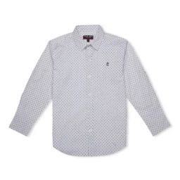 Gini & Jony Kids White Printed Full Sleeves Shirt-image-85