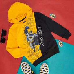 Pantaloons Junior Yellow & Black Cotton Printed Full Sleeves Sweatshirt-picture-42