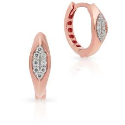 malabar gold and diamonds Malabar Gold & Diamonds BIS Hallmark (750) 18k Rose Gold Earring For Women-picture-26