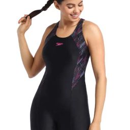 Speedo Black Printed Swimwear-image-65