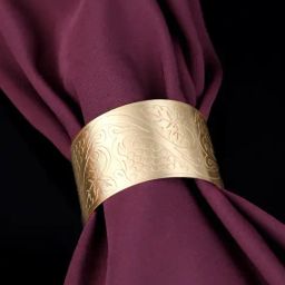 Panash Brass Gold Plated Cuff Bracelet-20