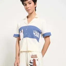 Dreamz by Pantaloons White Printed Shorts Set-image-79
