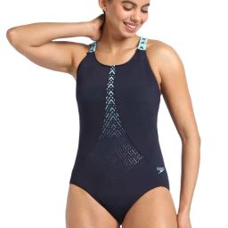 Speedo Navy Printed Swimwear-image-64