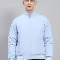 Monte Carlo Sky Blue Regular Fit Jacket-picture-15